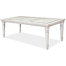 Michael Amini Glimmering Heights Table, Extra Large, Ivory