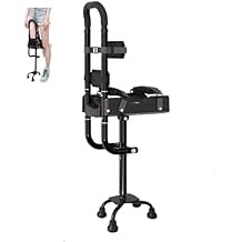 Single-Leg Telescopic Walker Pain Free Knee Crutch Hands Free Crutches for Adults Knee Crutch Leg Knee Mobility Support for Disability Elderly Injury Ankle Fracture(Right)