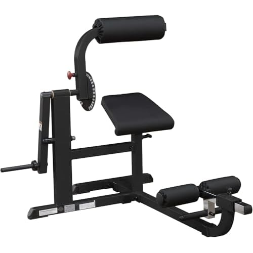 Body-Solid GCAB360B CAM Ab and Back Machine - Dual-Function Core and Lower Back Strength Trainer with Adjustable Range-of-Motion
