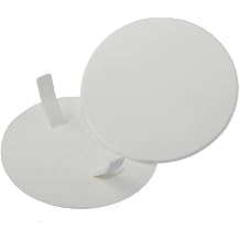 Single-Work Junction Box Cover Plain 25 Li Plastic, White