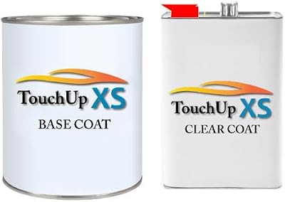 TouchupXS-Perfect Match for BMW 3-Series 372 Steel Blue Metallic Quart Basecoat and 1K Quart Clearcoat Kit