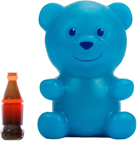 Eolo Toys - Gummymals Blue. Interactive Super Squishy Gummy Bear Style pet with Over 20 Sounds and Reactions for Children Aged 4 and Up