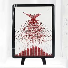 Physical Teaching Galton Board, Experiment Model Dalton Board, Effective Statistical Law Movement of Gas Molecules Speed Demonstration PhysicalSchool Laboratory Teaching