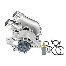 06H121026 All Aluminum EA888 GEN2 Water Pump Compatible With Audi A3A4A5Q5 VW Golf MK6 GTI Passat B7 Tiguan CC Scirocco Jetta 06H 121 026 CP(Water Pump 1PCS)