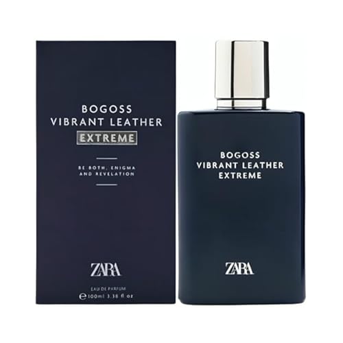 Zara Bogoss Vibrant Leather Extreme Cologne for Men EDP Eau De Parfum 100 ML 3.38 FL OZ