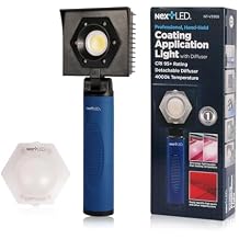 NextLED NT-V3505 Rechargeable Ceramic Coating Light, 1000 LM, CRI 95+, w/Detachable Light Diffuser, for Auto Detailing, Optimal Ceramic Car Coating, Paint correction Kit, Color Matching Tool