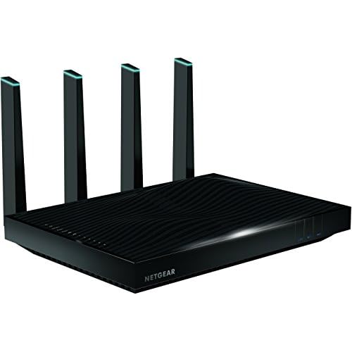 NETGEAR Nighthawk X8 AC5300 Tri-Band WiFi Router R8500-100NAS, Works with Amazon Alexa