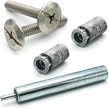 Hurricane Hardware Stainless Steel Phillips Combo Drive Stainless Steel Sidewalk Bolt Kit with Masonry Anchors & Set Tool - 49 Pieces