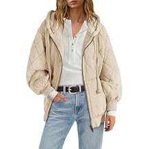 Yanekop Womens Quilted Jackets Lightweight Puffer Jacket Casual Padded Coat Outwear Oversized Puffer Coat with Pockets