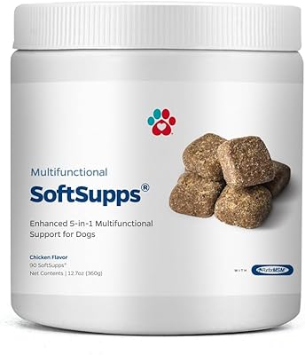 Pet Parents® Multifunctional SoftSupps® Multivitamin for Dogs wGlucosamine Chondroitin for Dogs, Salmon Oil for Dogs, Probiotics for Dogs - Dog Multivitamin for Dog Immune Support, 90ct Dog Vitamins