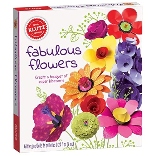 Klutz Fabulous Flowers Craft Kit, Browna
