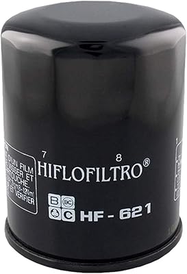 HiFloFiltro HF621 Premium Oil Filter, Single