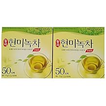 Dong Suh Korean Brown Rice Green Tea Pack of 2(100(tea Bag)