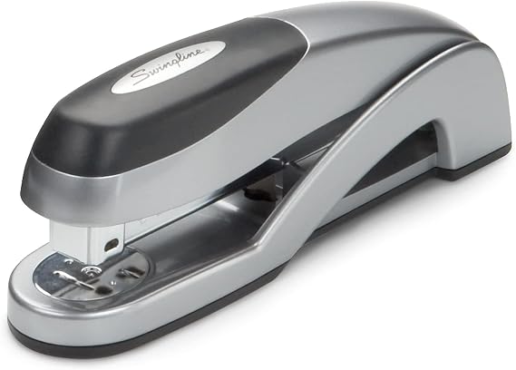 Swingline Stapler, Optima Full Size Desktop Stapler, 25 Sheet Capacity, Jam Free, Desk, Silver (87801)