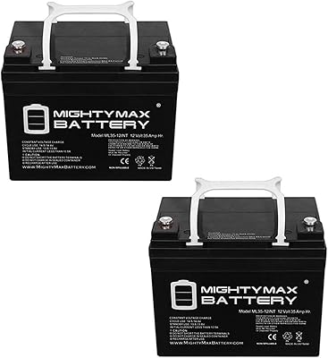 Mighty Max Battery 12V 35AH INT Replacement Battery for MK MU-1 SLD G - 2 Pack