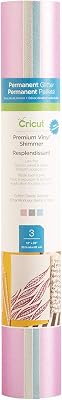Cricut Shimmer Permanent Vinyl - Cotton Candy Sampler, 2ft Roll 12x24 - Compatible with Cricut Maker & Explore Machines