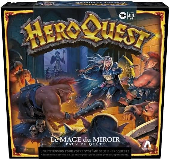 Avalon Hill HeroQuest, Mirror Mage Quest Pack, Role Play, 2-5 Players, Ages 14 and Above, HeroQuest Game System Required