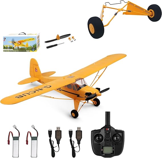 CKYSCHN WLtoys A160 J3 RC Plane, 5 Ch RC Airplanes with 3D/6G Mode, 3D Brushless Foam RC Planes, Electric Remote Control Airplanes for Adults