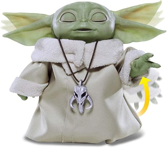 Star Wars The Child Animatronik Sürüm | 25'ten Fazla Ses ve Hareket Kombinasyonu | Star Wars: The Mandalorian Oyuncağı | 4 Yaş ve Üzeri Çocuklar İçin | Star Wars Mandalorian 7 inç Action Figure Animatronic 25 Ses ve Hareket Kombinasyonu - Çocuk Bebek Yoda