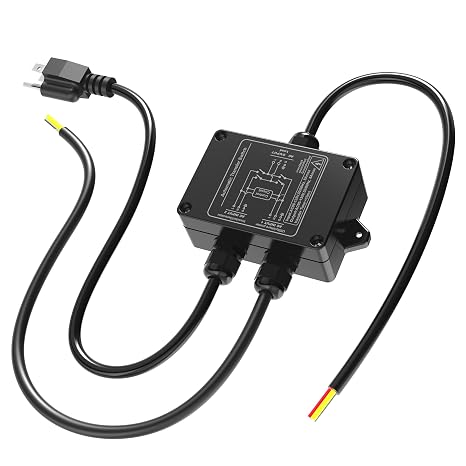 Automatic Transfer Switch ATS Auto Transfer Switch Transfer Switchs for Home Generator AC 90-135V, for Surveillance Camera, Computer Room.(AC Double Switching)