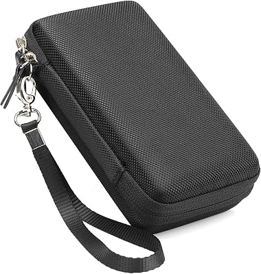 Professional Portable Recorder Case for ZOOM H1, ZH1 Music Recorder with mesh pocket for cable, outdoor Microphone Windscreen Muff. Elastic strap, Strong and light weight hard case