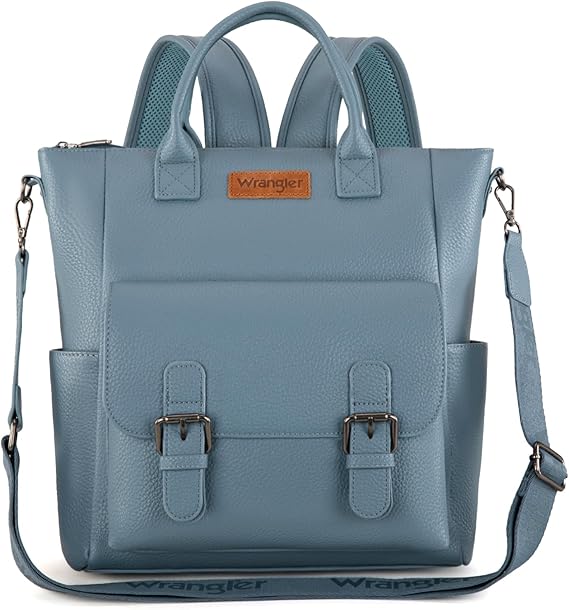 Montana West Wrangler Backpack Purse Medium Fashion Backpack for Women with Removable Crossbody Shoulder Strap for Travel Work WG175-9110JN