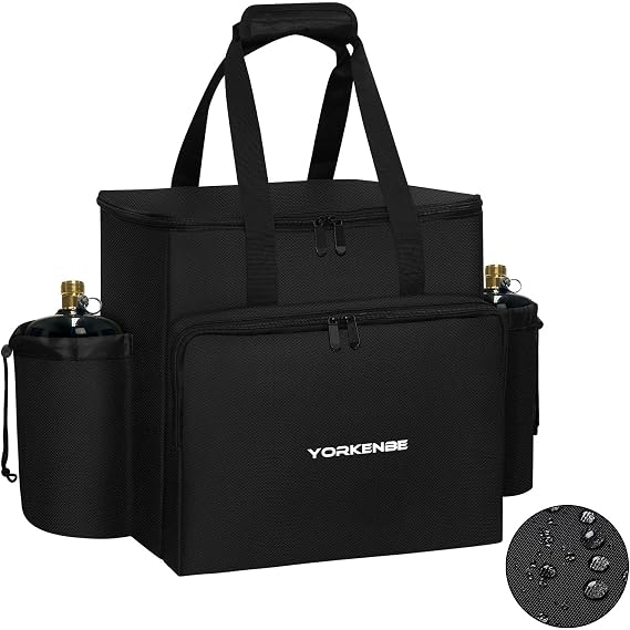 Portable Heater Carry Bag Compatible with Mr. Heater MH9BX, Water Resistant Buddy Propane Heater Carrying Case, with Multiple Pockets and Anti-Slip Bottom