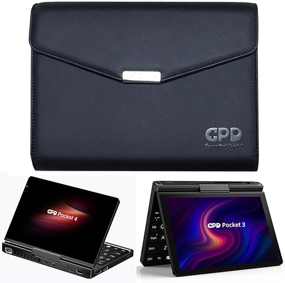 GPD Pocket 4, GPD Pocket 3 & GPD P2 Max Laptop Official Protective Case Bag for GPD laptops Mini Laptop Cover case for GPD Pocket 4, GPD Pocket 3 & P2 MAX