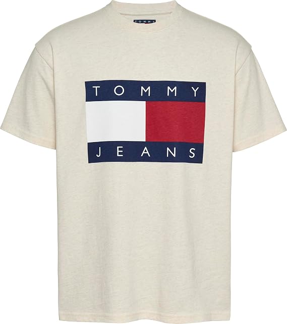 Tommy Hilfiger TJM RLX MELANGE BIG FLAG TEE Tişört Erkek