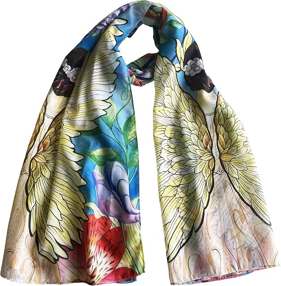 Anuschka Women's Original Printed Artwork Chiffon Scarf
