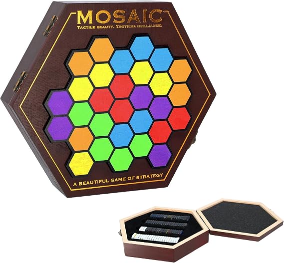 Mosaic, Beautiful Game of Strategy, Family Board Game for Teens and Adults