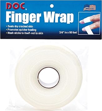 Tourna Finger Wrap Protective Tape, White