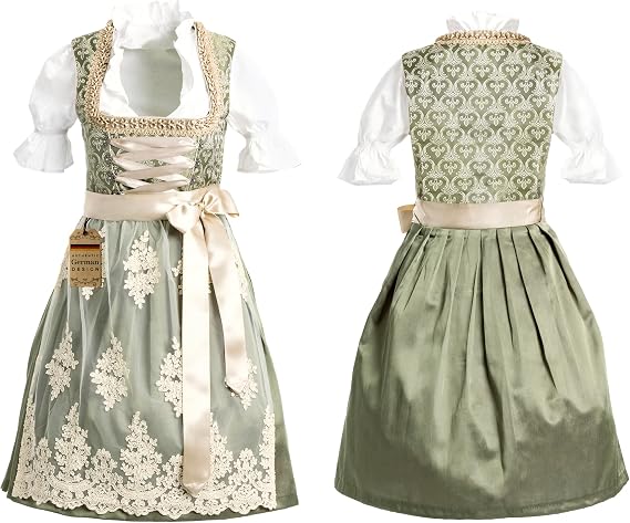 BAVARIA TRACHTEN Dirndl Dresses Women Traditional German Oktoberfest Costumes Women - Authentic Dirndl