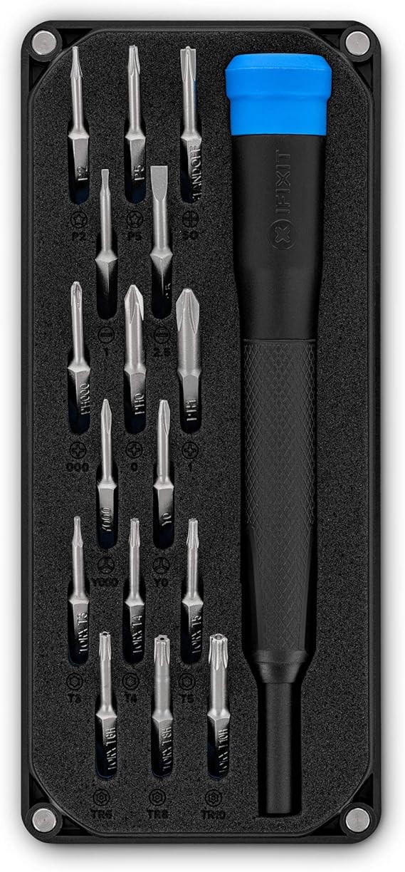 iFixit Minnow Driver Kit: Pocket-Sized Screwdriver + Portable Bit Set